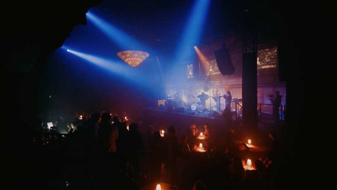Live room mid-show